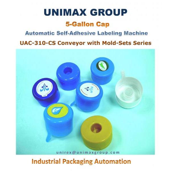 UAC-310-CS 5-Gallon Cap Automatic Self-Adhesive Labeling Machine