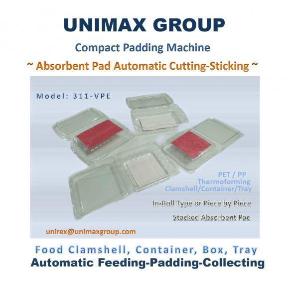 Compact Automatic 311-VPE Absorbent Pad Sticking Machine