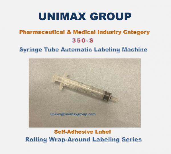 350S Syringe Rolling Wrap-Around Labeling Machine