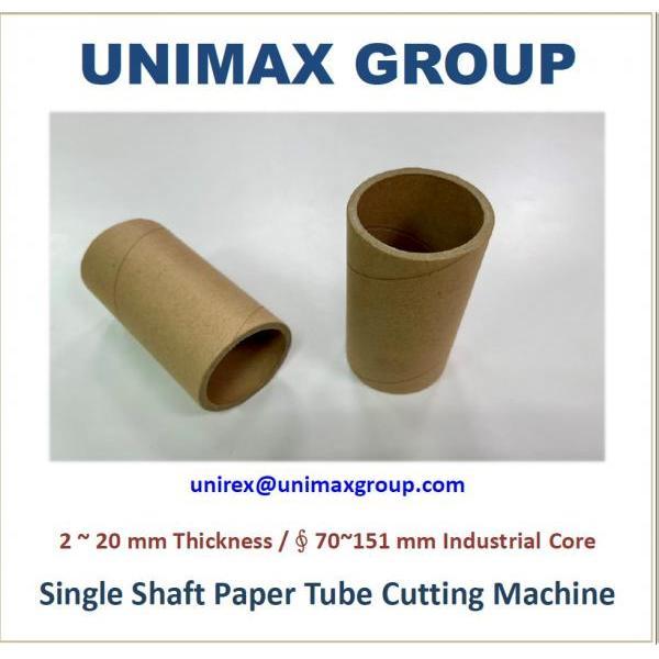  Single Shaft Paper Tube Cutting Machine