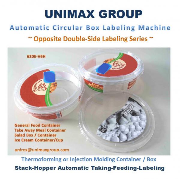 Circular Box Opposite-Side Double-Labeling Machine