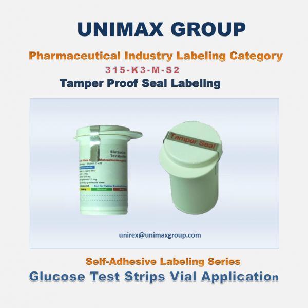 310-K3-M-S2 Glucose Vial Tamper Proof/Test Strips U-Shape Seal Labeling Machine