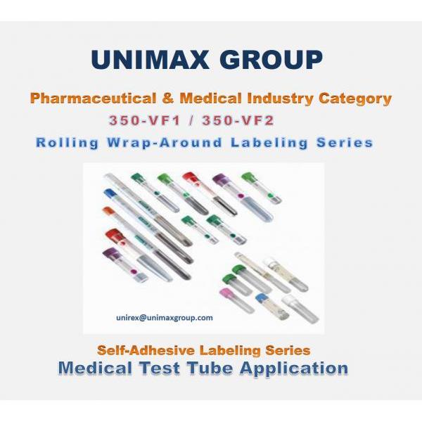 350-VF1/350-VF2 Medical Test Tube Rolling Wrap-Around Labeling Machine