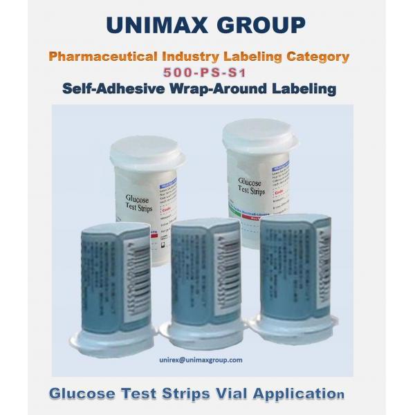 500-PS-S1 Glucose Test Strips Vial Wrap-Around Labeling Machine