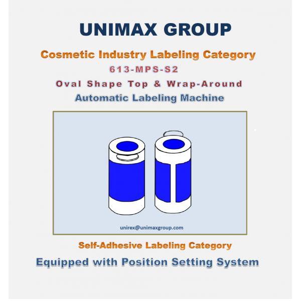 613-MPS-S2 Oval Shape Vial/Bottle Top & Wrap-Around Labeling Machine
