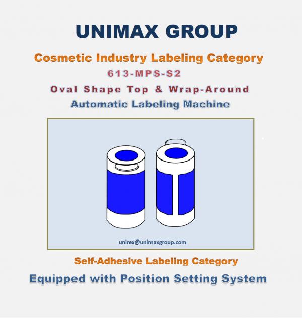 613-MPS-S2 Oval Shape Vial/Bottle Top & Wrap-Around Labeling Machine