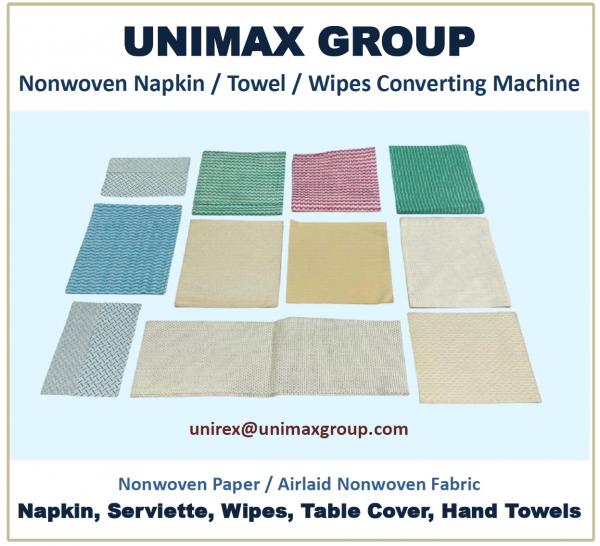 Nonwoven Fabric Napkin / Towel Converting Machine UA-234-BS Series