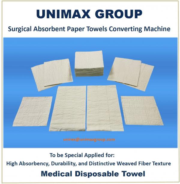 Surgical Absorbent Paper Towel Converting Machine US-500A Series
