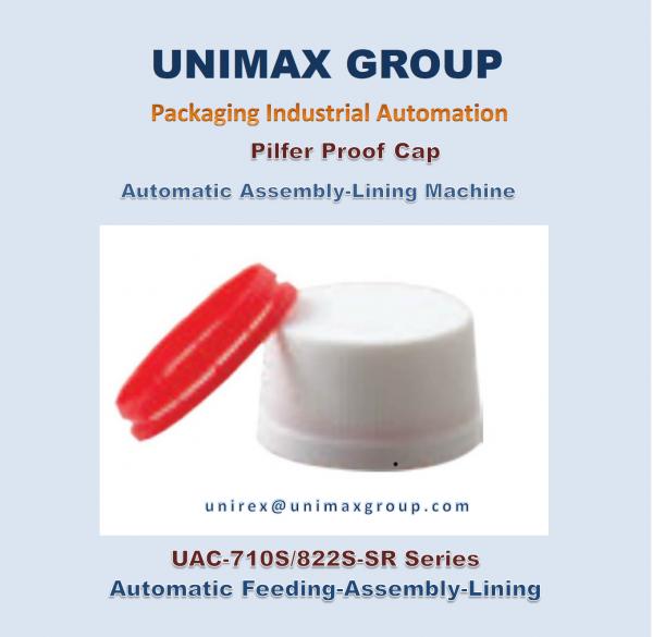 UAC-710S/822S-SR Automatic Pilfer Proof Cap Assembly-Lining Machine