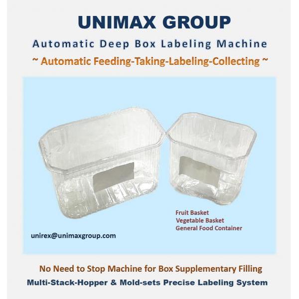 Thermoforming Deep Box / Basket Labeling Machine Sector              