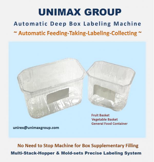 Thermoforming Deep Box / Basket Labeling Machine Sector              