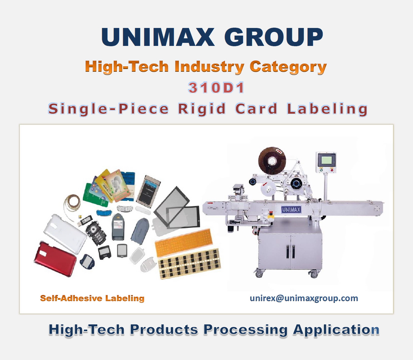 310D1 Single-Piece Rigid Card Automatic Labeling Machine