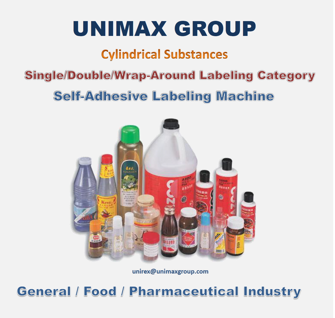 Cylindrical Substance Wrap-Around Labeling Machine Series