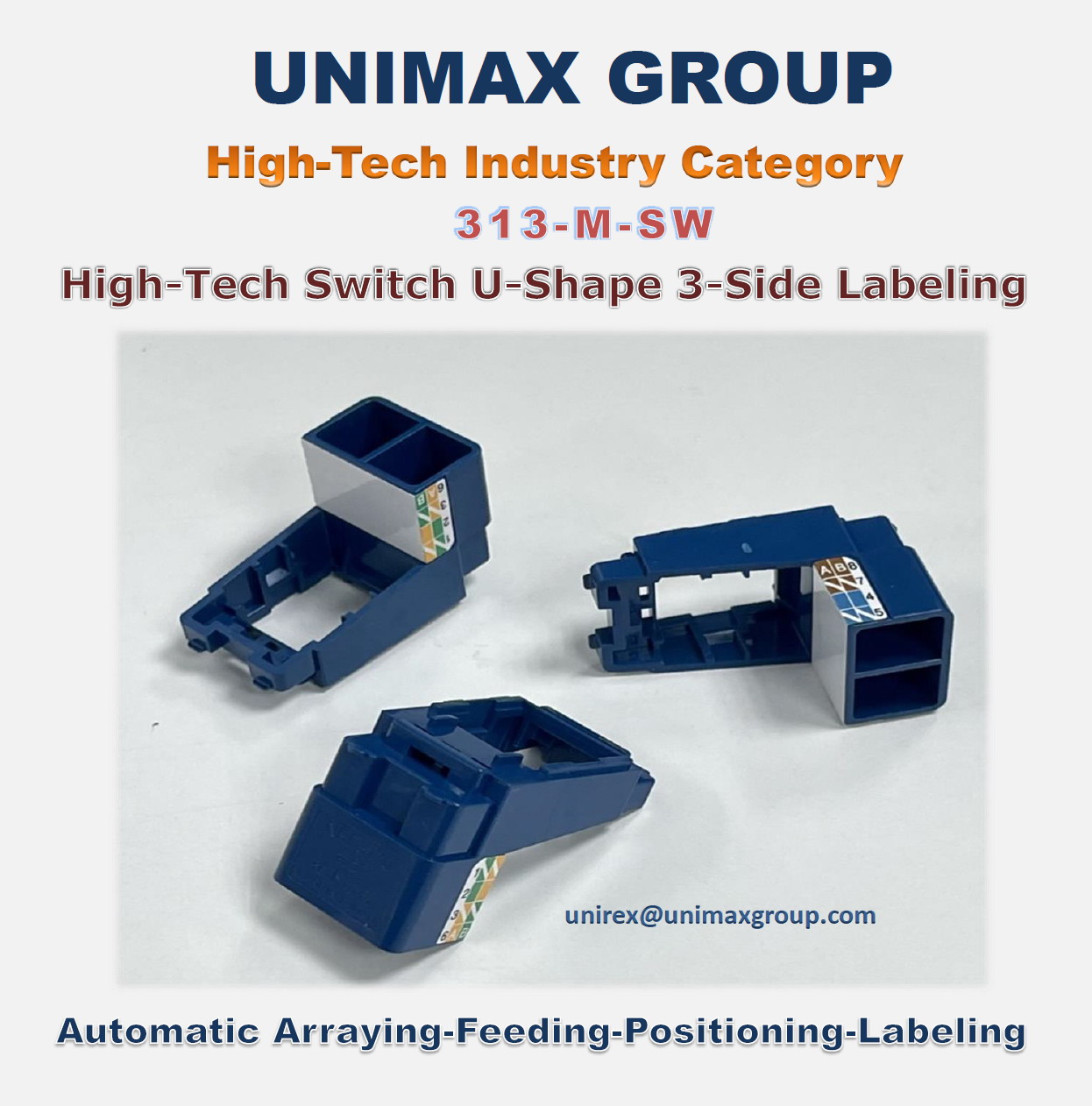 313M-SW High-Tech U-Shape 3-Side Labeling Machine